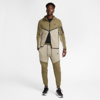 Nike Tech Fleece Sweat Pants Sportswear Olive Green Beige Black