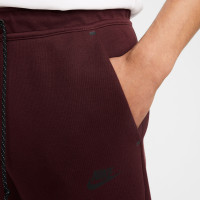 Nike Tech Fleece Sportswear Tracksuit Burgundy Black