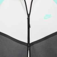 Nike Tech Fleece Tracksuit Sportswear Dark Grey White Turquoise