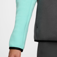 Nike Tech Fleece Tracksuit Sportswear Dark Grey White Turquoise