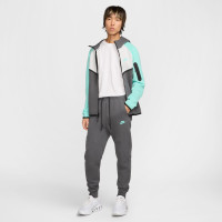 Nike Tech Fleece Tracksuit Sportswear Dark Grey White Turquoise