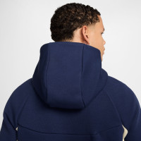 Nike Tech Fleece Tracksuit Sportswear Dark Blue Beige Red