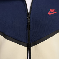 Nike Tech Fleece Tracksuit Sportswear Dark Blue Beige Red