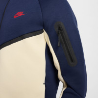 Nike Tech Fleece Tracksuit Sportswear Dark Blue Beige Red