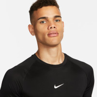 Nike Ondershirt Pro Korte Mouwen Zwart