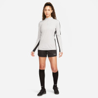 Nike Dri-FIT Academy 23 1/4-Zip Trainingstrui Dames Grijs Zwart Wit