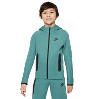 Nike Tech Fleece Sportswear Tracksuit Kids Green Black