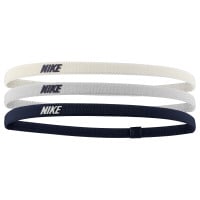 Nike Elastic Haarbanden 2.0 3-Pack Wit Grijs Zwart