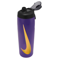 Nike Refuel Locking Bidon 709ML Paars Zwart Oranje