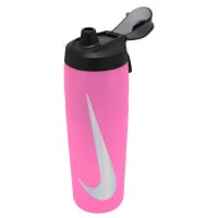 Nike Locking Refuel Bidon 709ML Roze Zwart Zilver