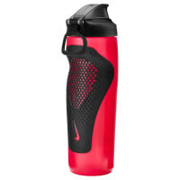 Nike Locking Refuel Bidon 709ML Rood Zwart Zilver