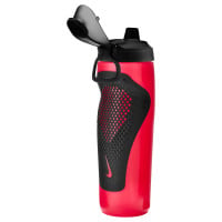 Nike Locking Refuel Bidon 709ML Rood Zwart Zilver