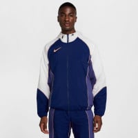 Nike Repel Strike Woven Tracksuit Full-Zip Dark Blue Off-White Purple Light Orange