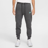 Nike Tech Fleece Tracksuit Sportswear Dark Grey White Turquoise