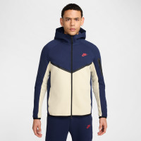 Nike Tech Fleece Tracksuit Sportswear Dark Blue Beige Red