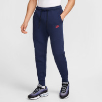 Nike Tech Fleece Tracksuit Sportswear Dark Blue Beige Red