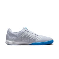 Nike Lunar Gato II Zaalvoetbalschoenen (IN) Grijs Lichtblauw Wit