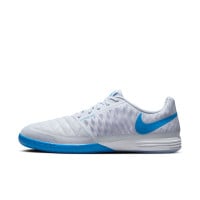 Nike Lunar Gato II Zaalvoetbalschoenen (IN) Grijs Lichtblauw Wit