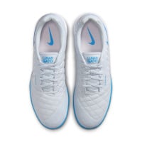 Nike Lunar Gato II (IN) Indoor Football Shoes Grey Light Blue White