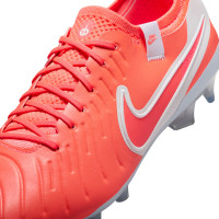 Nike Tiempo Legend 10 Elite Gras Football Shoes (FG) Bright Red White