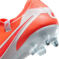 Nike Tiempo Legend 10 Elite IJzeren-Nop Voetbalschoenen (SG) Anti-Clog Felrood Wit