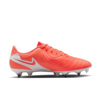 Nike Tiempo Legend 10 Academy Iron Nop Football Shoes (SG) Anti-Clog Bright Red White