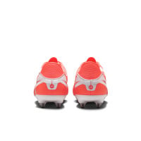 Nike Tiempo Legend 10 Academy Iron Nop Football Shoes (SG) Anti-Clog Bright Red White