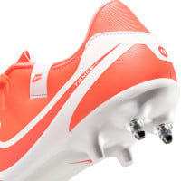 Nike Tiempo Legend 10 Academy Iron Nop Football Shoes (SG) Anti-Clog Bright Red White