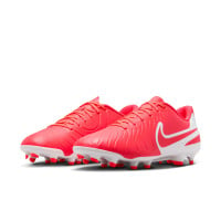 Nike Tiempo Legend 10 Club Grass/Artificial Grass Football Shoes (MG) Bright Red White