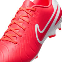 Nike Tiempo Legend 10 Club Grass/Artificial Grass Football Shoes (MG) Bright Red White