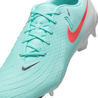 Nike Phantom GX Academy II Grass/Artificial Grass Football Shoes (MG) Mint Green Red Black