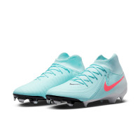 Nike Phantom Luna Academy II Grass/Artificial Grass Football Shoes (MG) Mint Green Red Black