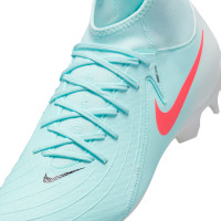 Nike Phantom Luna Academy II Grass/Artificial Grass Football Shoes (MG) Mint Green Red Black