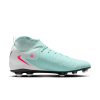 Nike Phantom Luna Club II Gras / Kunstgras Voetbalschoenen (MG) Mintgroen Rood Zwart