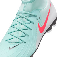 Nike Phantom Luna Club II Gras / Kunstgras Voetbalschoenen (MG) Mintgroen Rood Zwart