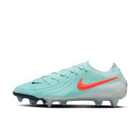 Nike Phantom GX Elite II IJzeren-Nop Voetbalschoenen (SG) Anti-Clog Mintgroen Rood Zwart