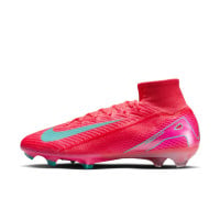 Nike Zoom Mercurial Superfly Elite 10 Gras Voetbalschoenen (FG) Rood Turquoise Roze