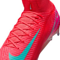 Nike Zoom Mercurial Superfly Elite 10 Gras Voetbalschoenen (FG) Rood Turquoise Roze