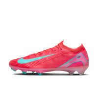 Nike Zoom Mercurial Vapor Elite 16 Gras Voetbalschoenen (FG) Rood Turquoise Roze