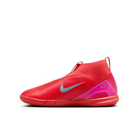 Nike Zoom Mercurial Superfly Academy 10 Indoor Football Shoes (IN) Kids Red Turquoise Pink