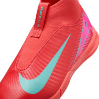 Nike Zoom Mercurial Superfly Academy 10 Indoor Football Shoes (IN) Kids Red Turquoise Pink