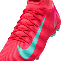 Nike Mercurial Superfly Club 10 Gras / Kunstgras Voetbalschoenen (MG) Rood Turquoise Roze