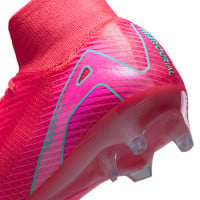 Nike Zoom Mercurial Superfly Elite 10 Artificial Grass Football Shoes (AG) Red Turquoise Pink