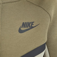 Nike Tech Fleece Vest Sportswear Kids Olive Green Grey Black