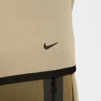 Nike Tech Fleece Vest Sportswear Kids Olive Green Grey Black