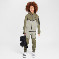 Nike Tech Fleece Vest Sportswear Kids Olijfgroen Grijs Zwart