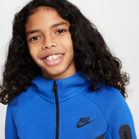 Nike Tech Fleece Tracksuit Sportswear Kids Blue Black