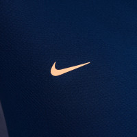 Nike Strike Training Shirt Kids Dark Blue Orange