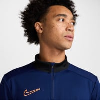 Nike Academy 25 1/4-Zip Training sweater Dark Blue Black Orange