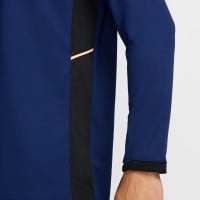 Nike Academy 25 1/4-Zip Training sweater Dark Blue Black Orange